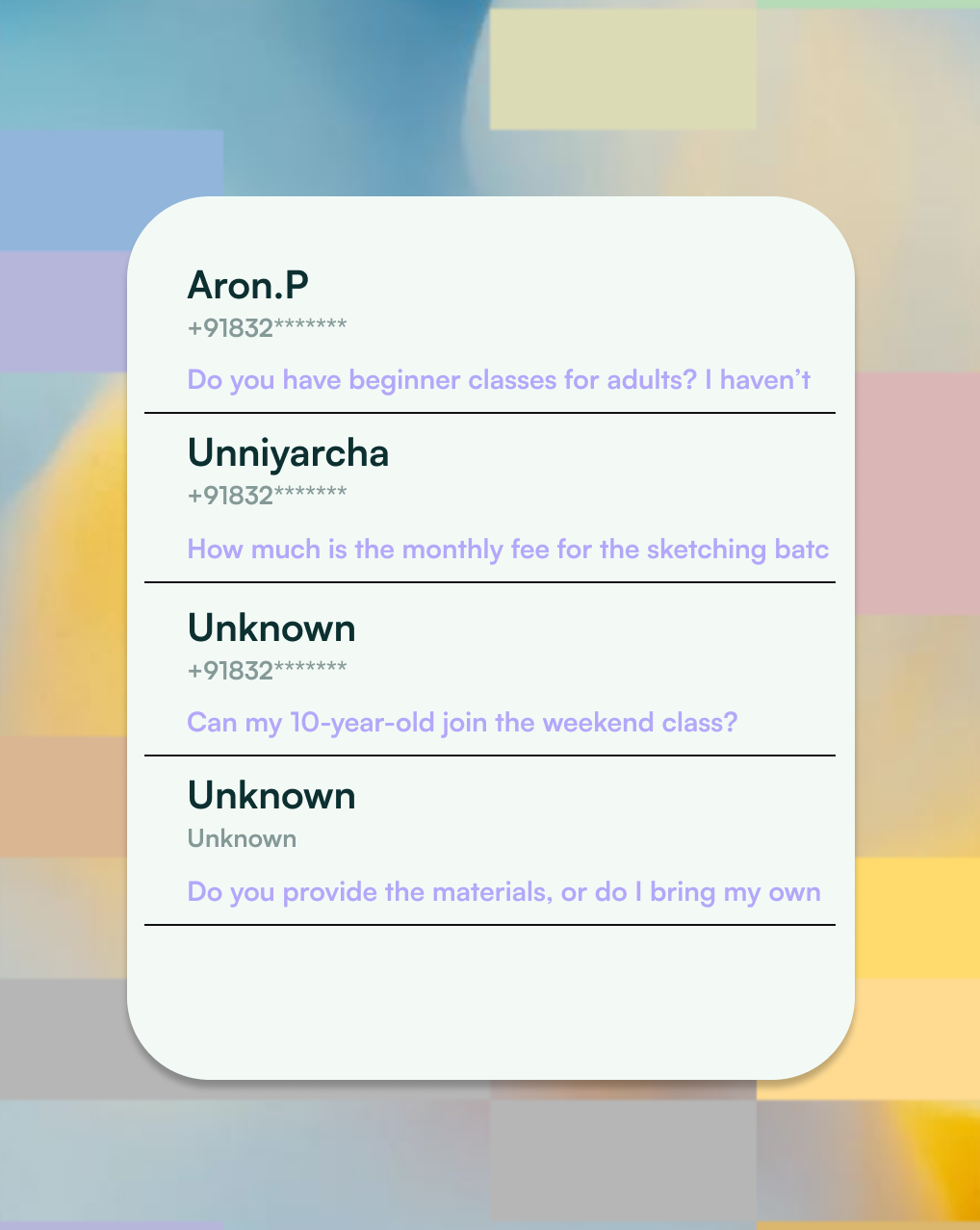 Openlyy inbox feature preview